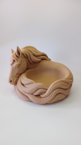 Pferdekopf schale mit - pferdekopf,