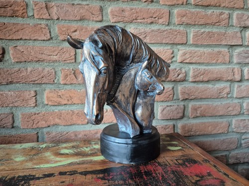 Skulptur pferd mit - mit, kopf