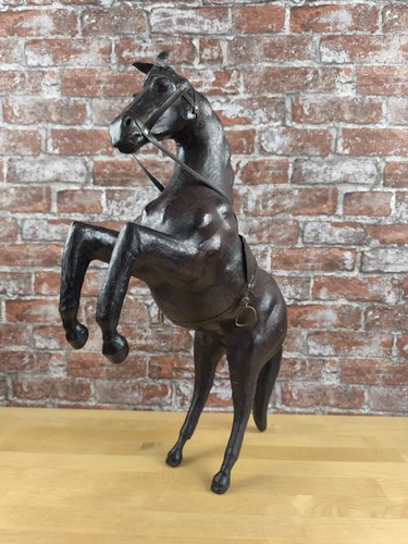 Leder skulptur pferdefigur aus - skulptur,