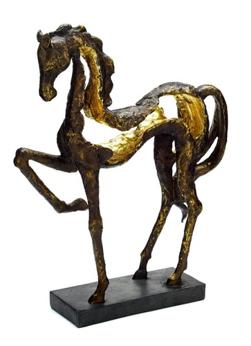 Tänzelndes pferd statue - tänzelndes,