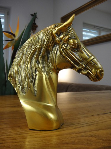 Pferd messing pferdekopf - messing,