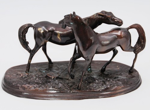 Pferde bronzefigur skulptur - 2,