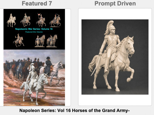 Napoleon serie band pferde - band,