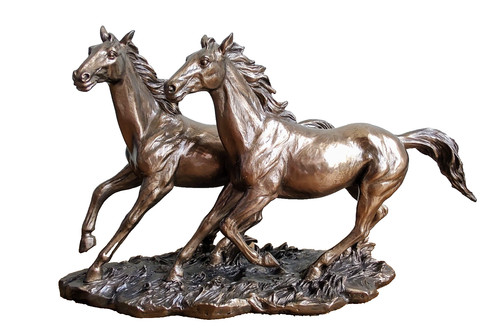 Pferde skulptur wilder galopp - pferde,