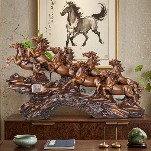 Große feng shui pferde - pferde, statue